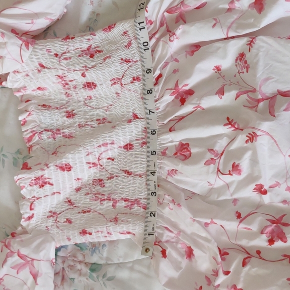 EUC Hill House Home Pink Botanical Nesli Dress - Picture 7 of 12